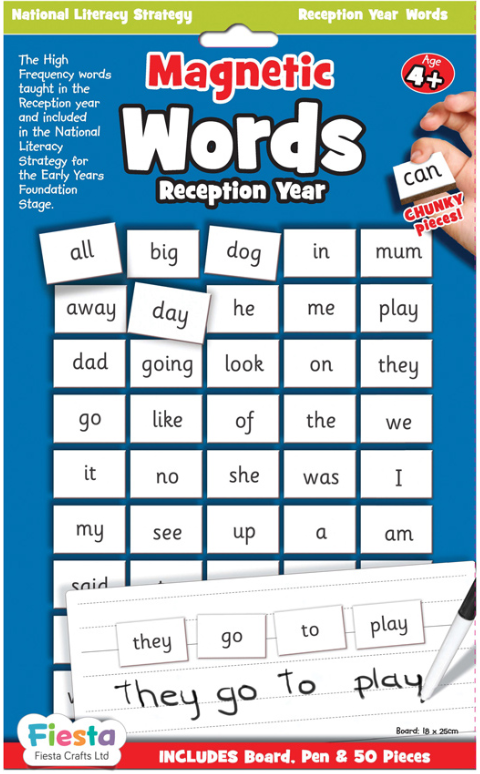 Fiesta Crafts Magnetic Words Reception Year Learning Aid