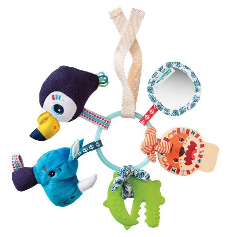 Lilliputiens Jungle Sensory Rattle Baby Toy