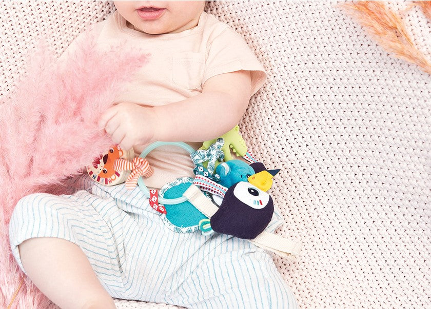 Lilliputiens Jungle Sensory Rattle Baby Toy