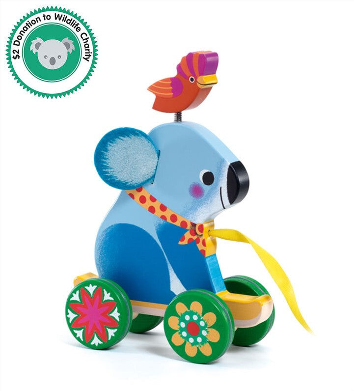Djeco Otto Koala Pull Along Toddler