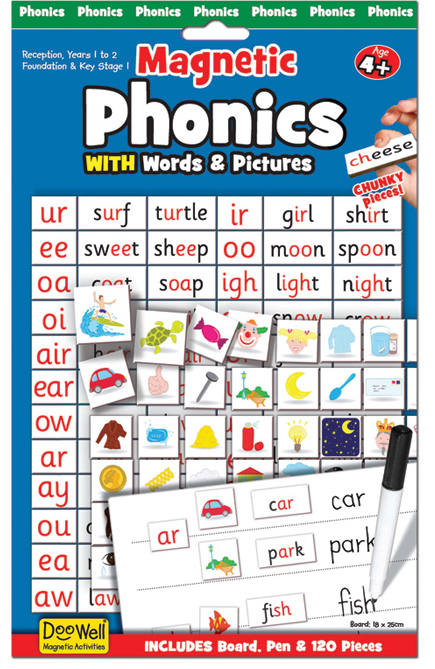 Fiesta Crafts Magnetic Phonics Learning Aid