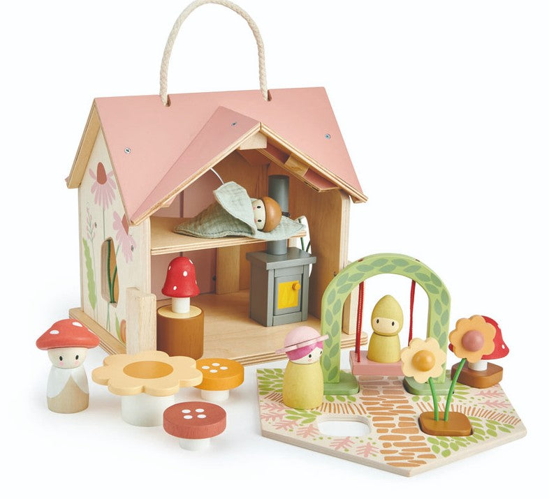 Tenderleaf Rosewood Cottage Dollhouse