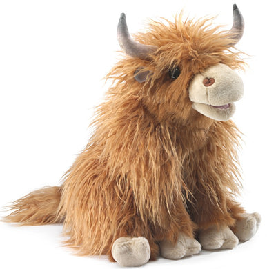 Folkmanis Highland Cow Puppet Puppet Theatre