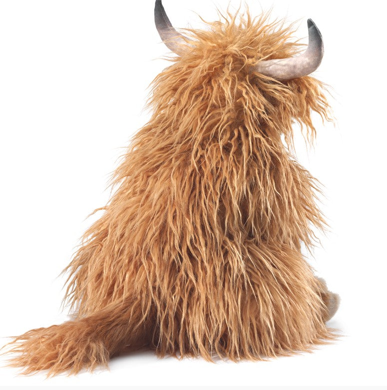 Folkmanis Highland Cow Puppet Puppet Theatre