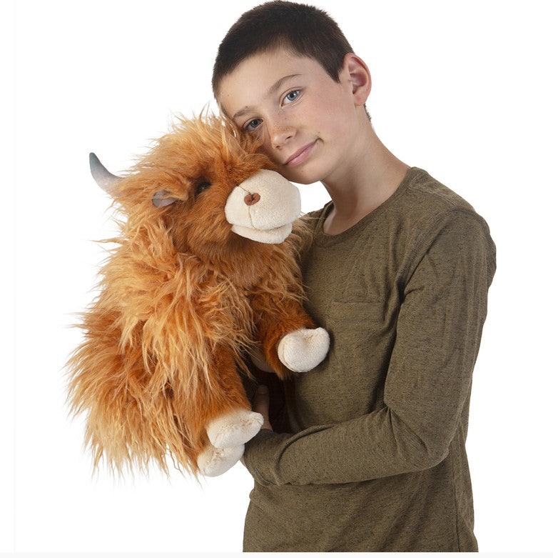 Folkmanis Highland Cow Puppet Puppet Theatre