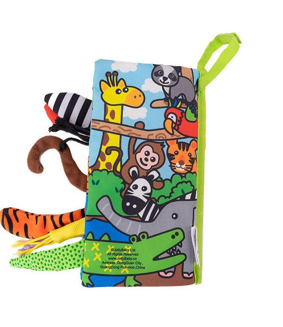 Jungly Tails Soft Book - Fabric