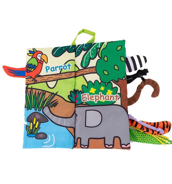 Jungly Tails Soft Book - Fabric Book