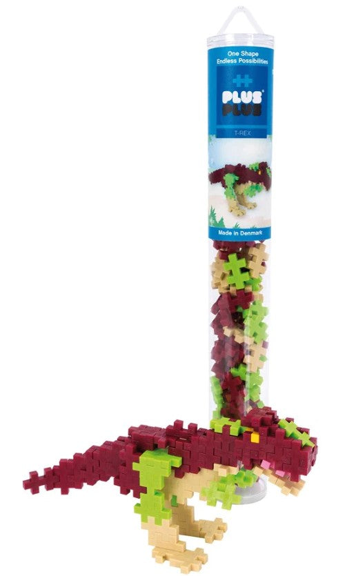 Plus-Plus 100pc Tubes Assorted T-Rex Construction