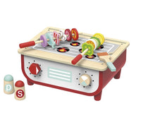 Load image into Gallery viewer, Tooky Toys Kitchen &amp; BBQ Set
