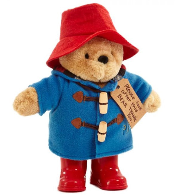 Paddington Bear with Boots & Blue Coat plush bear