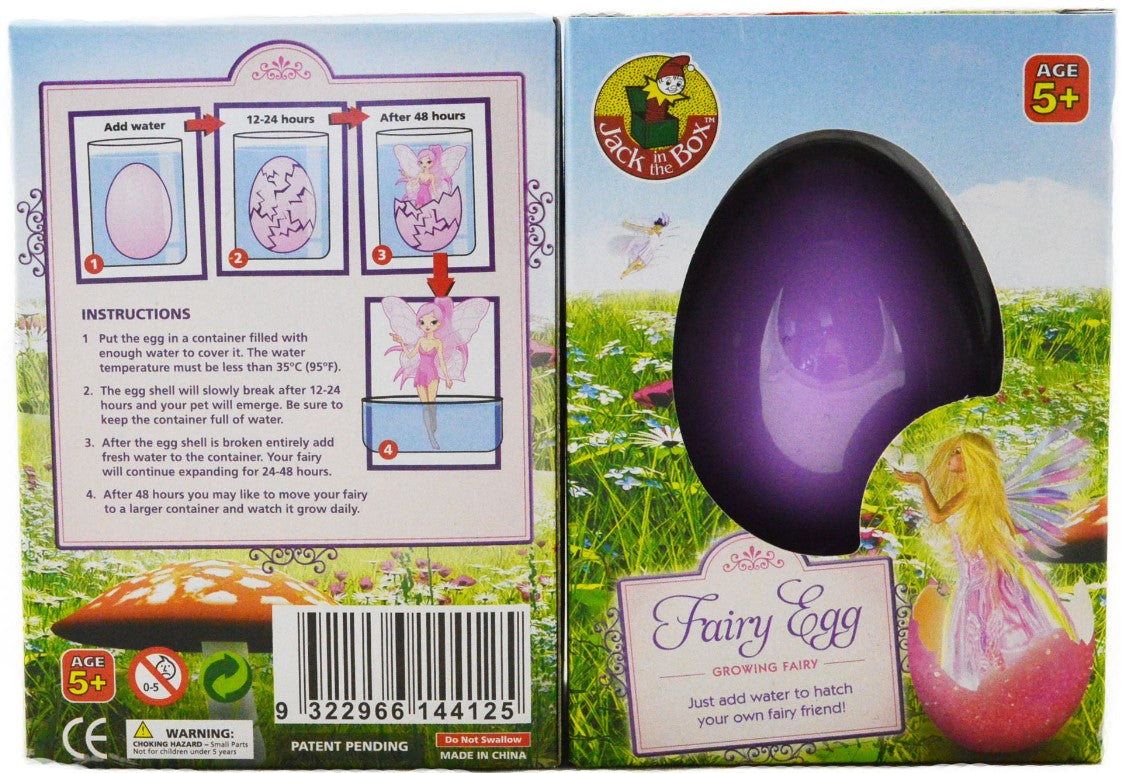 Growing Pet Fairy Egg Novelty