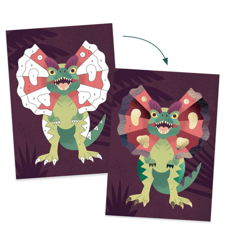 Djeco Jurassic Foil Pictures Art & Craft
