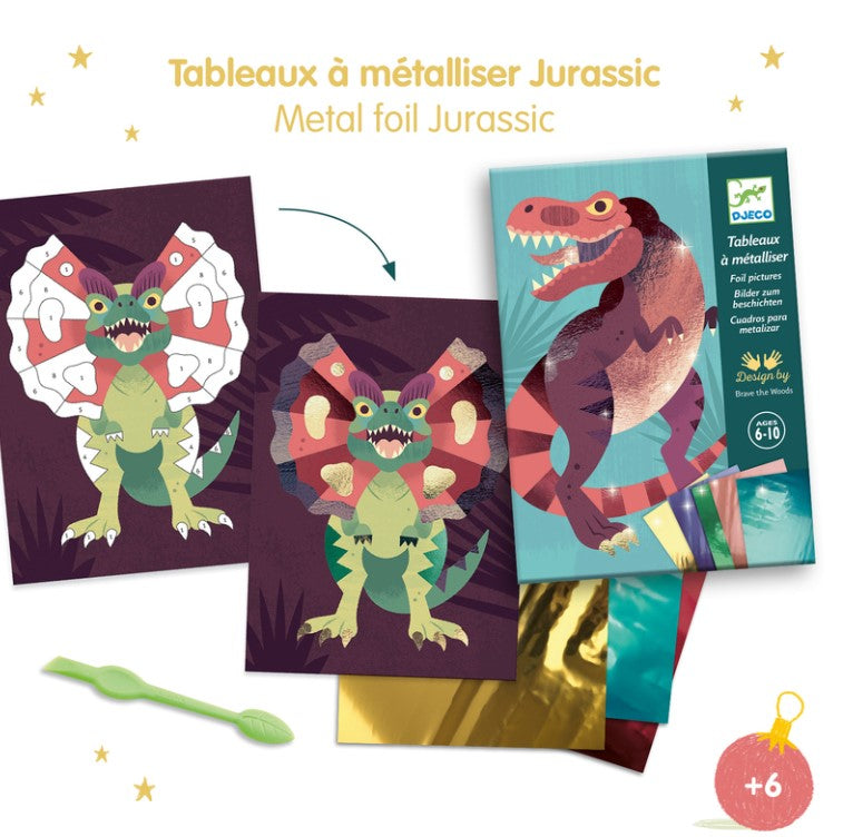 Djeco Jurassic Foil Pictures Art & Craft