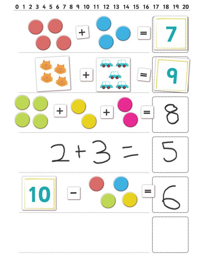 Fiesta Crafts Magnetic First Maths Ages 3-5yrs Learning Aid
