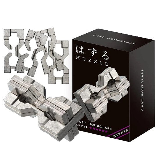 Hanayama Huzzle Cast Hourglass Level 6 Puzzle