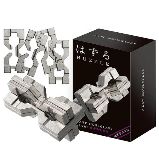 Hanayama Huzzle Cast Hourglass Level 6 Puzzle