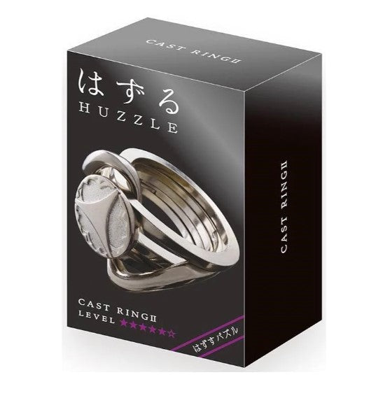 Hanayama Huzzle Cast Rings II Level 5 Puzzle
