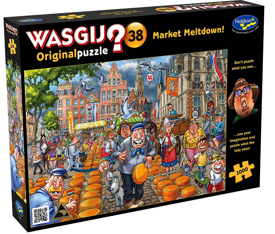 Wasgij Original Puzzle #38 Market Meltdown 1000pc