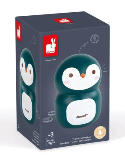 Janod Penguin Money Box Novelty