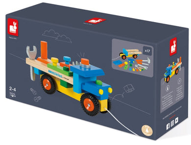 Janod Bricokids DIY Tool Truck Construction