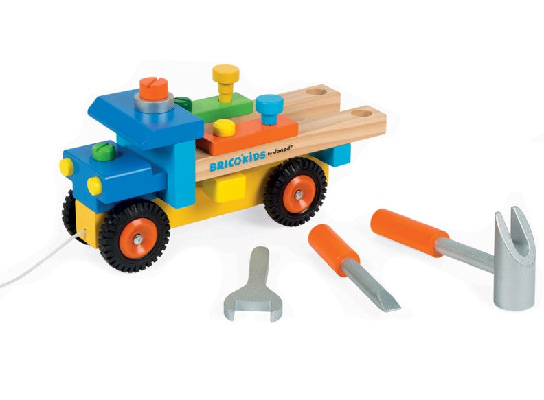 Janod Bricokids DIY Tool Truck Construction