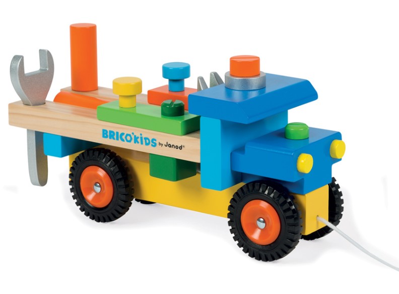 Janod Bricokids DIY Tool Truck Construction