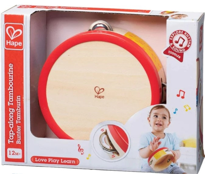 Hape Tap Along Tambourine Music