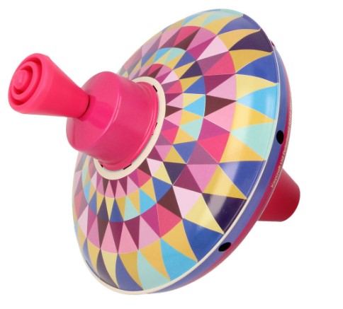 Majigg Humming Spinning Top 13cm Pink Handle spinning top