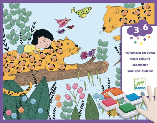 Djeco Touch & Paint Finger Painting Art & Craft