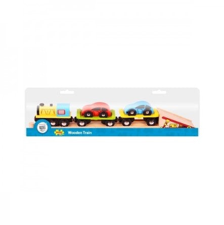 Bigjigs Toys Rail Car Loader Train
