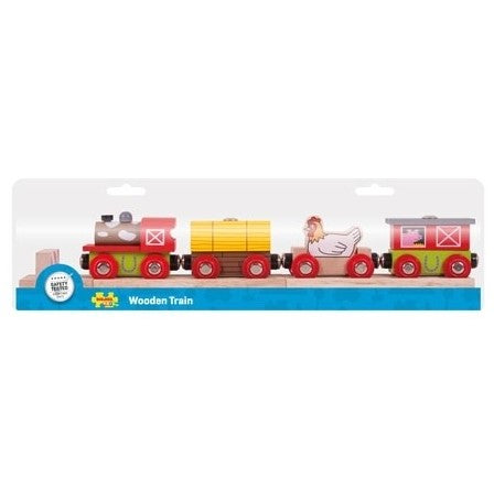 Bigjigs Toys Rail Farmyard Train Train