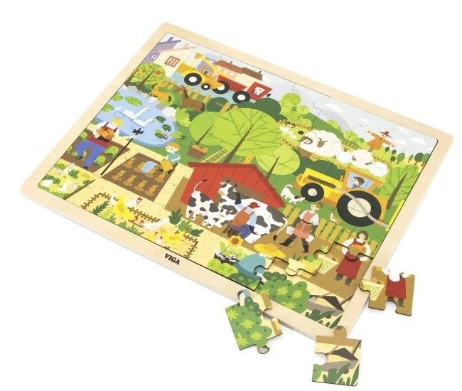 Viga 48pc Puzzle - Farm puzzles