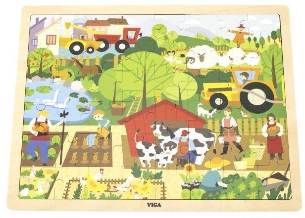 Viga 48pc Puzzle - Farm puzzles