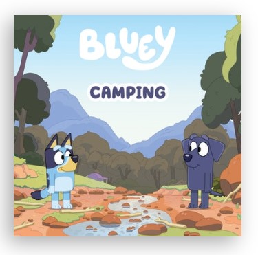 Bluey Camping Book Children's Book