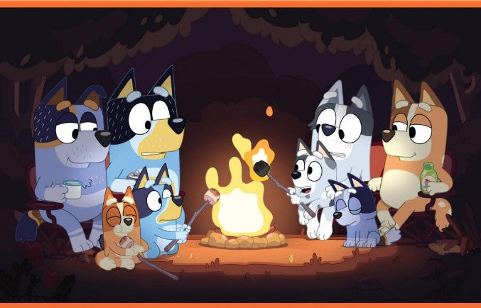 Bluey Camping Book Children's Book