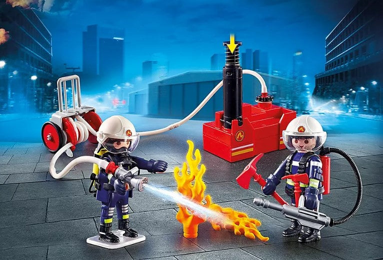 Playmobil Firefighters with Water Pump  9468