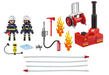 Load image into Gallery viewer, Playmobil Firefighters with Water Pump  9468
