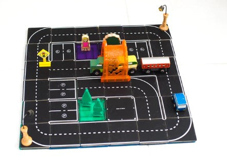 Learn & Grow Toys Magnetic Tile Toppers Road Pack 40pc Set Construction