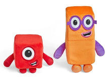 Load image into Gallery viewer, Hand2Mind Numberblocks One &amp; Two Playful Pals Plush
