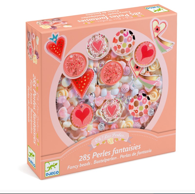 Djeco Heart Fancy Beads Art & Craft