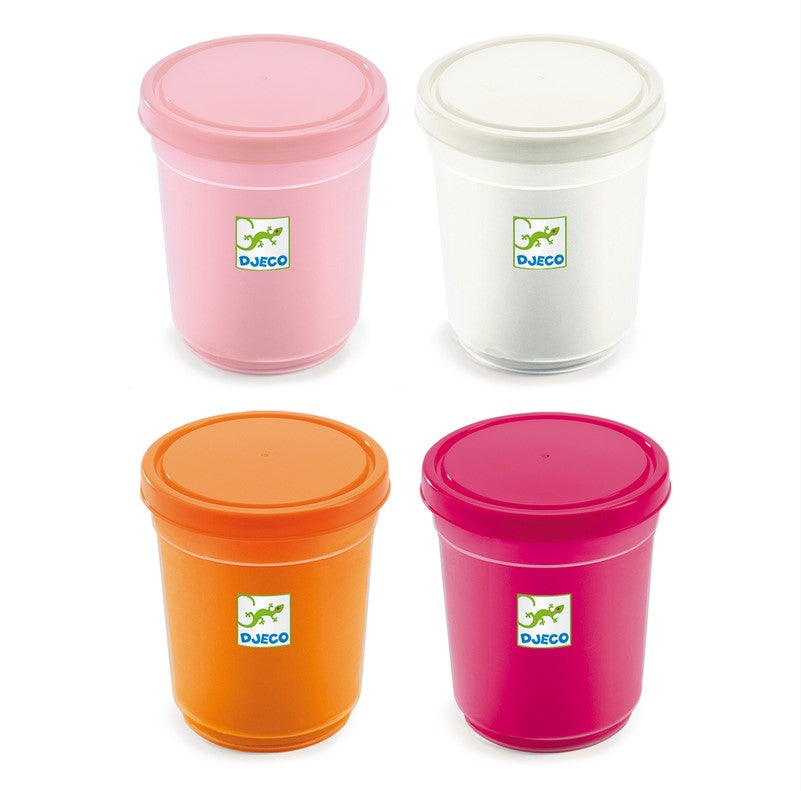 Djeco Modelling Dough 4 Pots Sweet Art & Craft