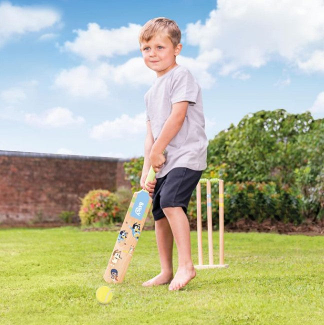 Bluey Wooden Cricket Set Games