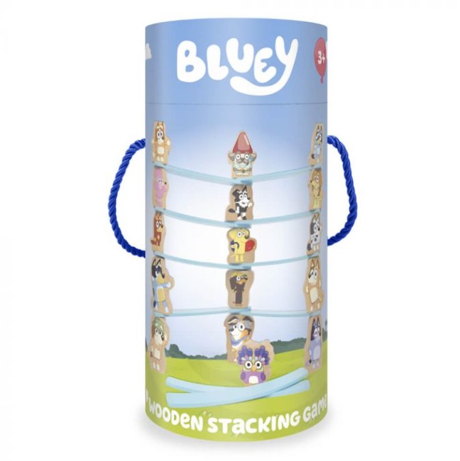 Bluey Wooden Stacking Game – The Spinning Top Toy Store