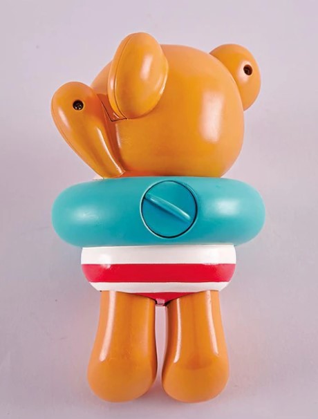 Hape Swimmer Teddy Wind Up Bath Toy Bath Toy