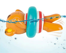 Load image into Gallery viewer, Hape Swimmer Teddy Wind Up Bath Toy
