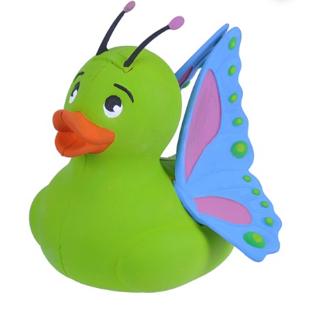 Wild Republic Rubber Duck Butterfly Bath Toys