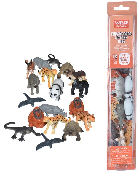 Wild Republic Nature Tube Endangered Animals Figure