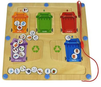 Tooky Toy Recycling Magnetic Maze Toddler