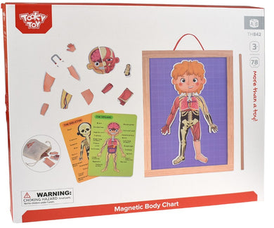 Tooky Toy Magnetic Body Chart learning Aide