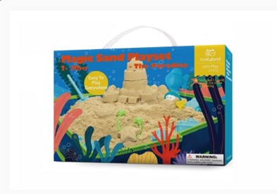 Tooky Toys Magic Star Sand Playset The Paradise 2kg sand and water play